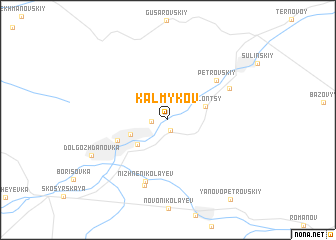 map of Kalmykov