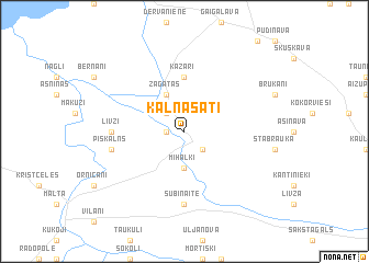 map of Kalnasati