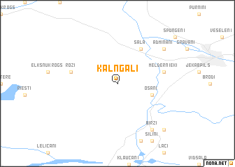 map of Kalngali