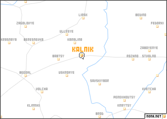 map of Kalʼnik