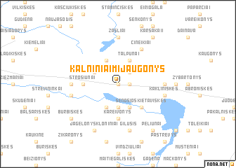 map of Kalniniai Mijaugonys