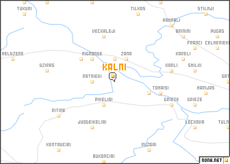 map of Kalni