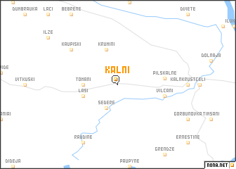 map of Kalni