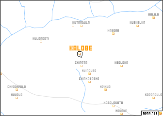 map of Kalobe