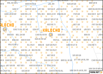 map of Kālocho