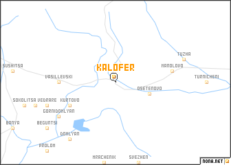 map of Kalofer