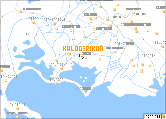 map of Kalogerikón