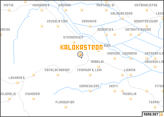 map of Kalókastron