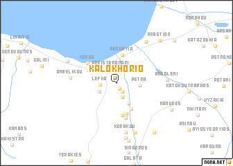 map of Kalokhorio