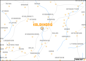 map of Kalokhorio
