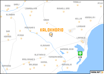 map of Kalokhorio