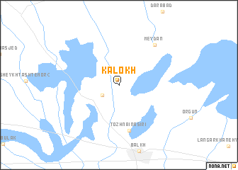 map of Kalokh