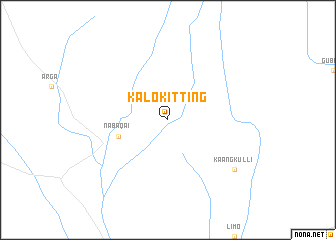 map of Kalokitting