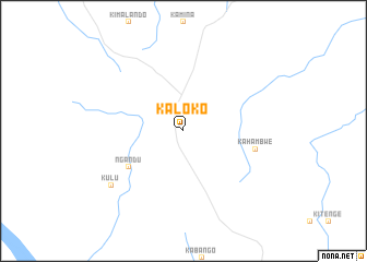map of Kaloko