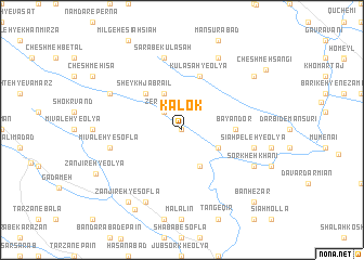 map of Kalok