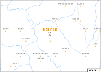 map of Kalola