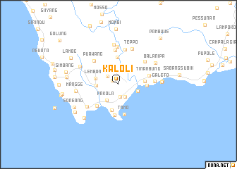 map of Kaloli