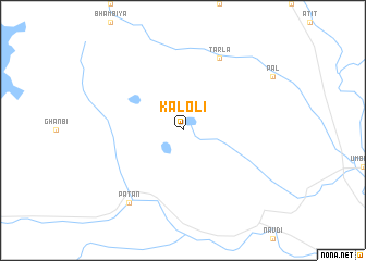 map of Kaloli