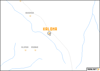 map of Kaloma