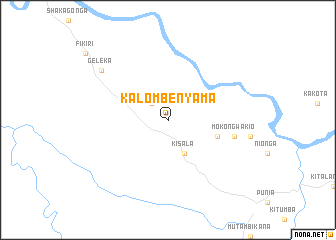 map of Kalombe-Nyama