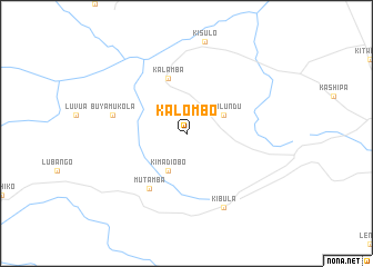 map of Kalombo