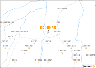 map of Kalombo