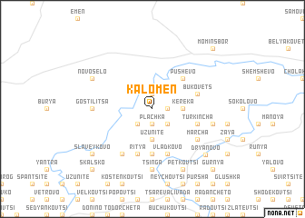 map of Kalomen
