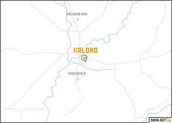 map of Kalomo
