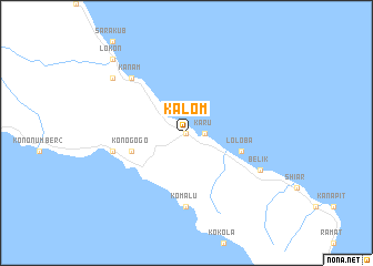 map of Kalom