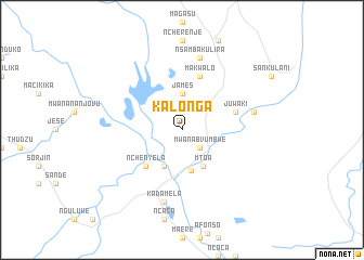 map of Kalonga