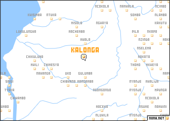 map of Kalonga