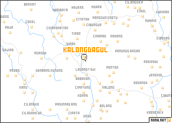 map of Kalongdagul