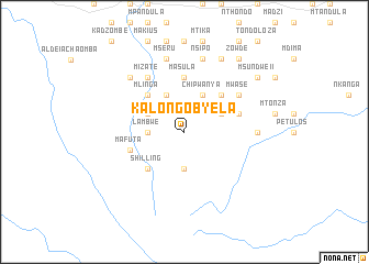 map of Kalongobyela