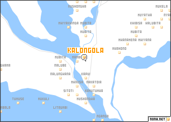 map of Kalongola