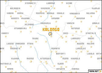 map of Kalongo