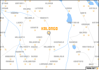 map of Kalongo