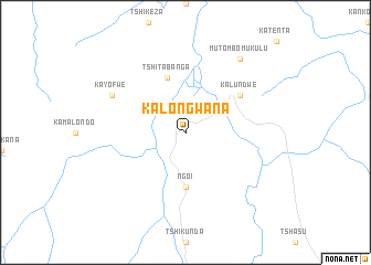 map of Kalongwana