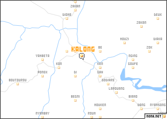 map of Kalong