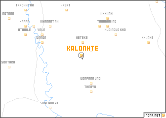 map of Kalonhte