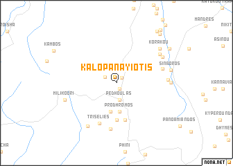 map of Kalopanayiotis