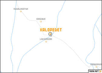 map of Kalopedet