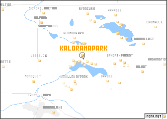 map of Kalorama Park