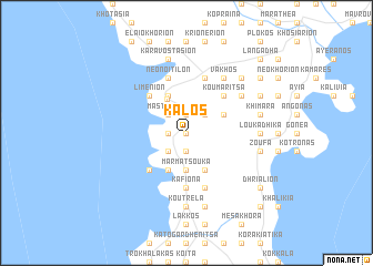 map of Kalós