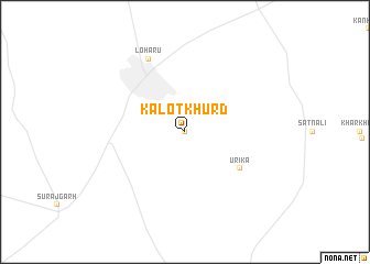 map of Kalot Khurd