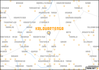 map of Kalouartenga