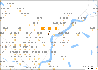 map of Kaloula