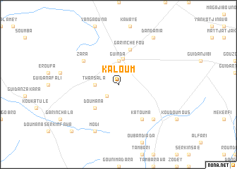 map of Kaloum