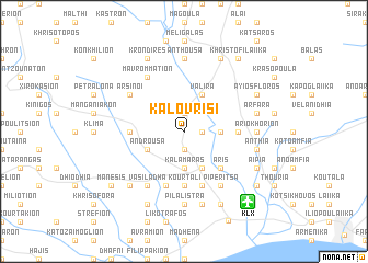 map of Kalóvrisi