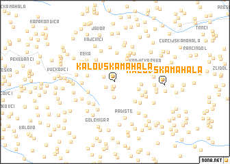 map of Kalovska Mahala