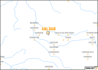 map of Kalowa